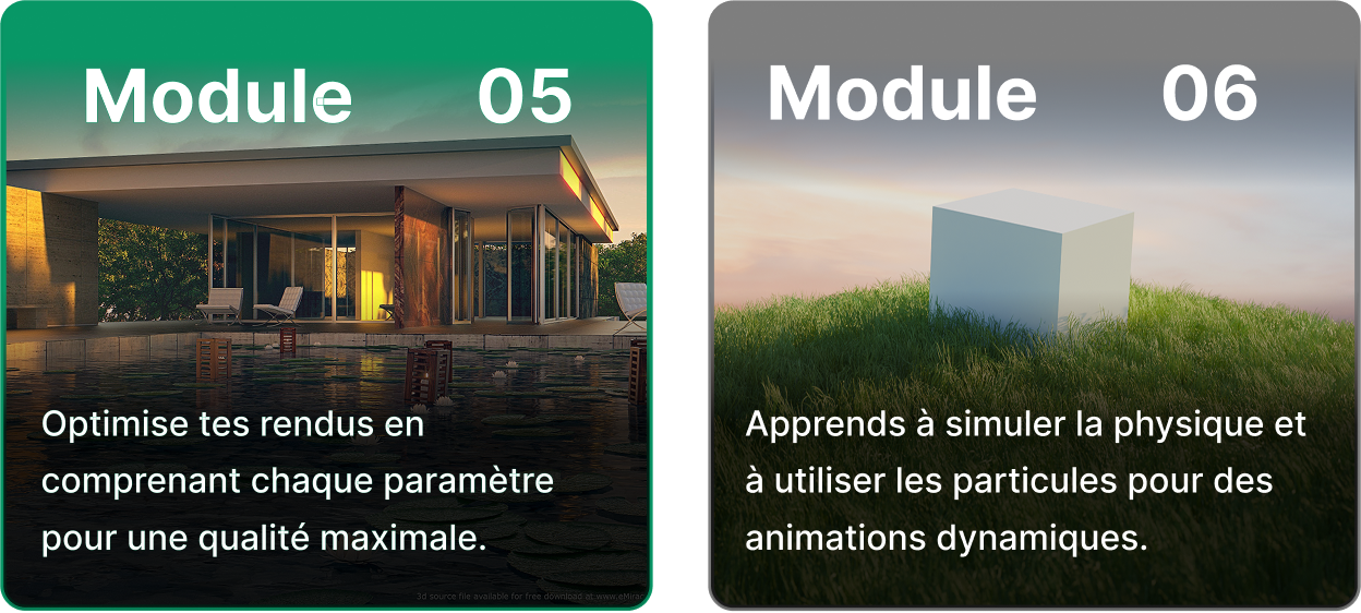 Création de matériaux réalistes et application de textures