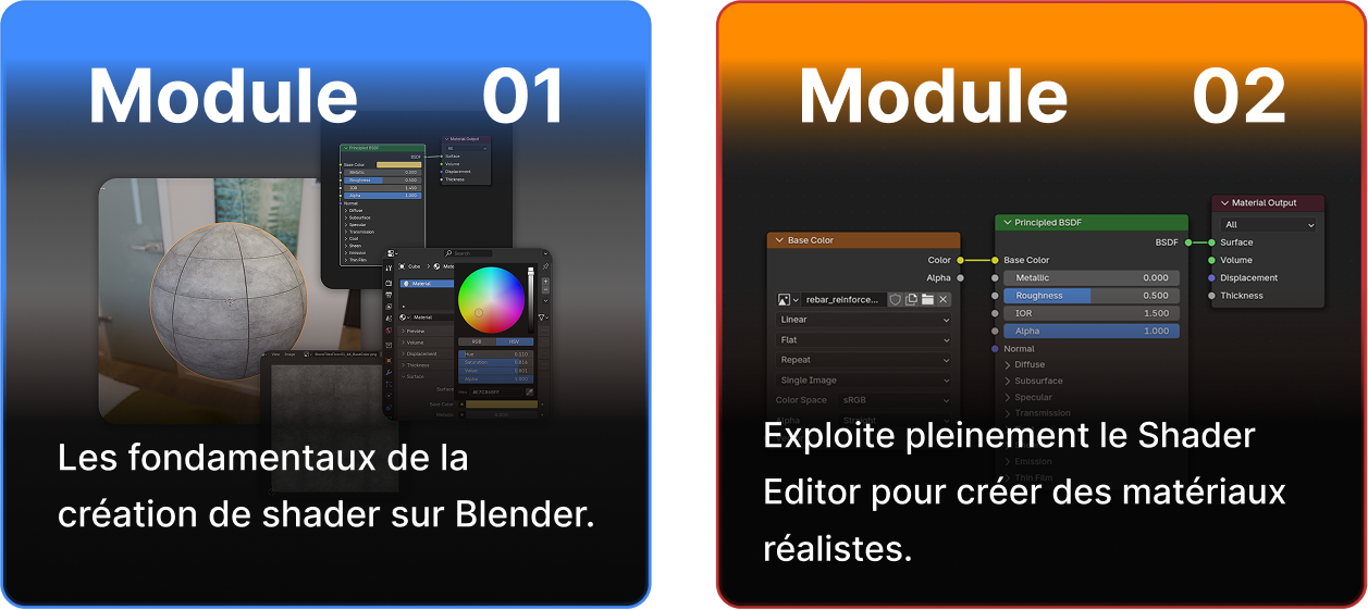 Découverte de l’interface de  Blender et navigation dans la  scène 3D
