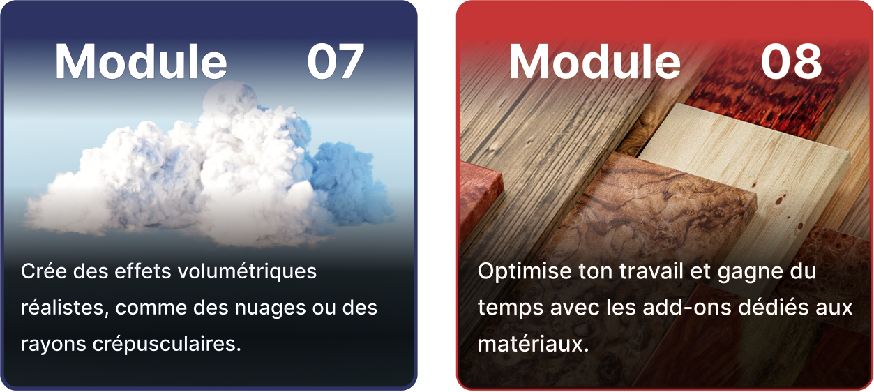 Apprends à maîtriser l'éclairage pour sublimer tes scènes, produits et environnements.