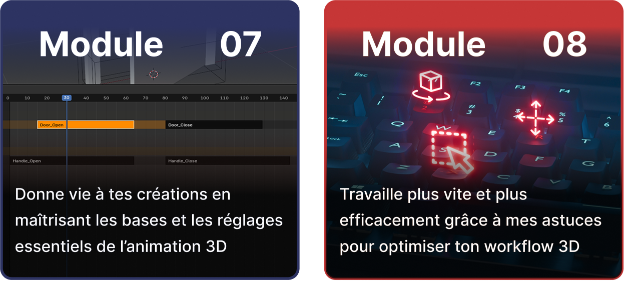 Apprends à maîtriser l'éclairage pour sublimer tes scènes, produits et environnements.